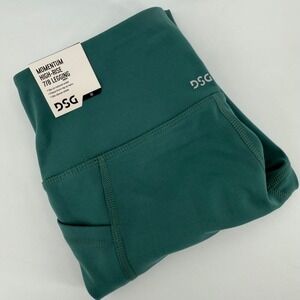 DSG Momentum High Rise 7/8 Legging Teal Blue Pockets Athletic Women's XS